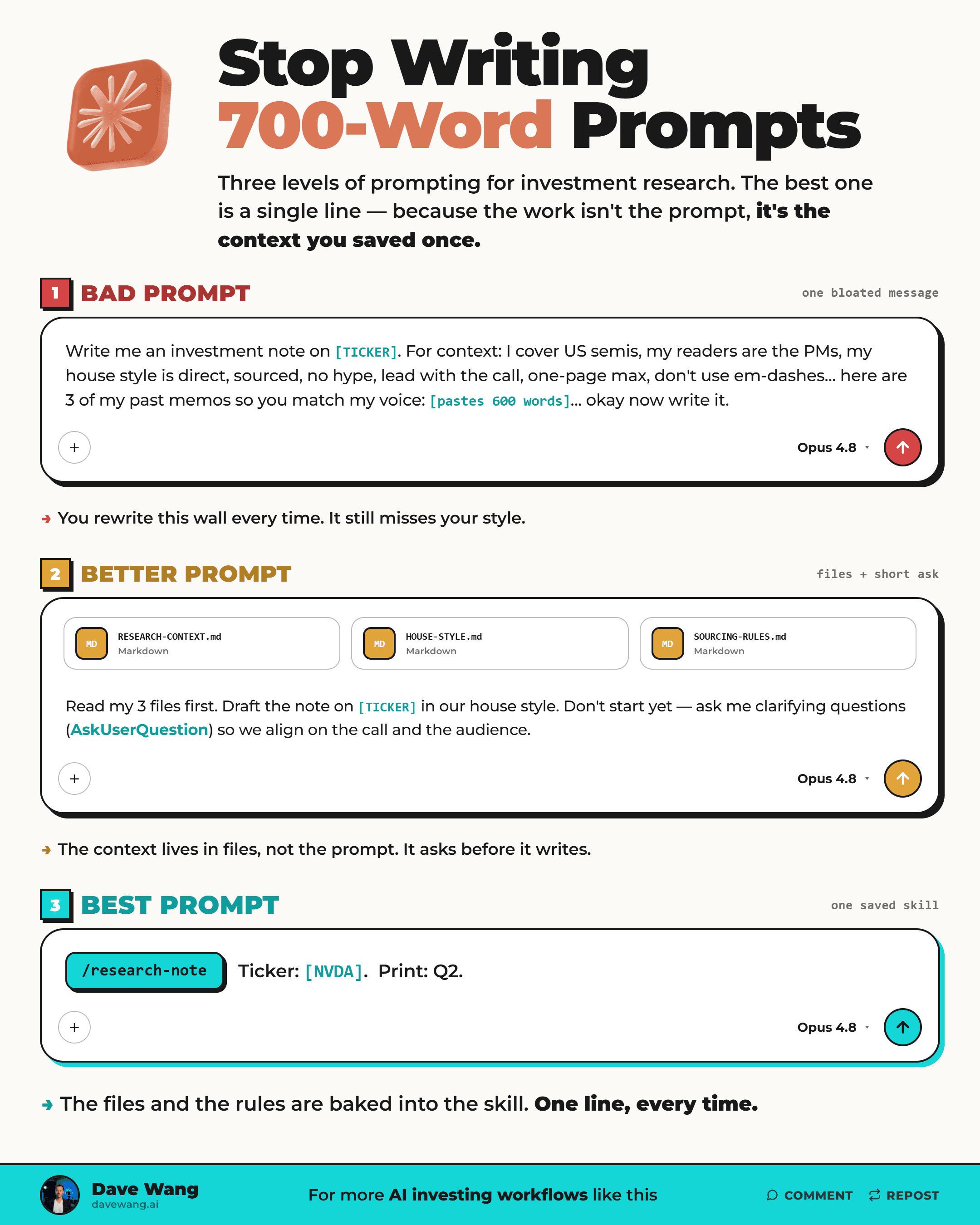 Stop Writing 700-Word Prompts
