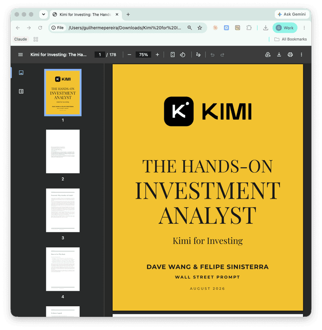 Kimi for Investing