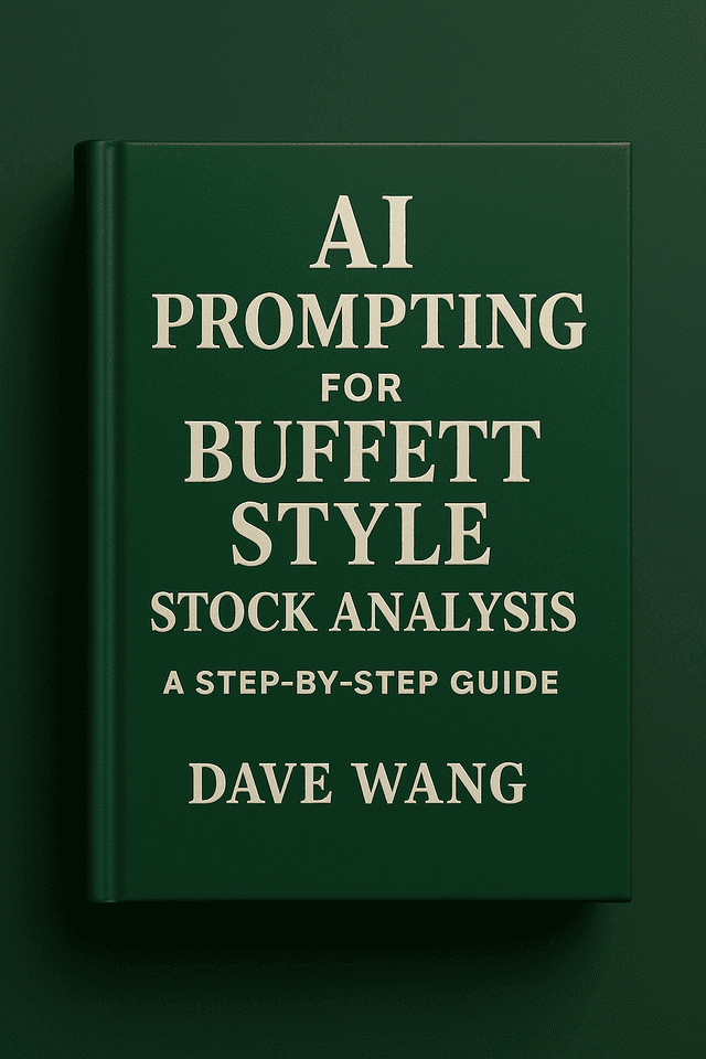 AI Prompting for Buffett Style Stock Analysis