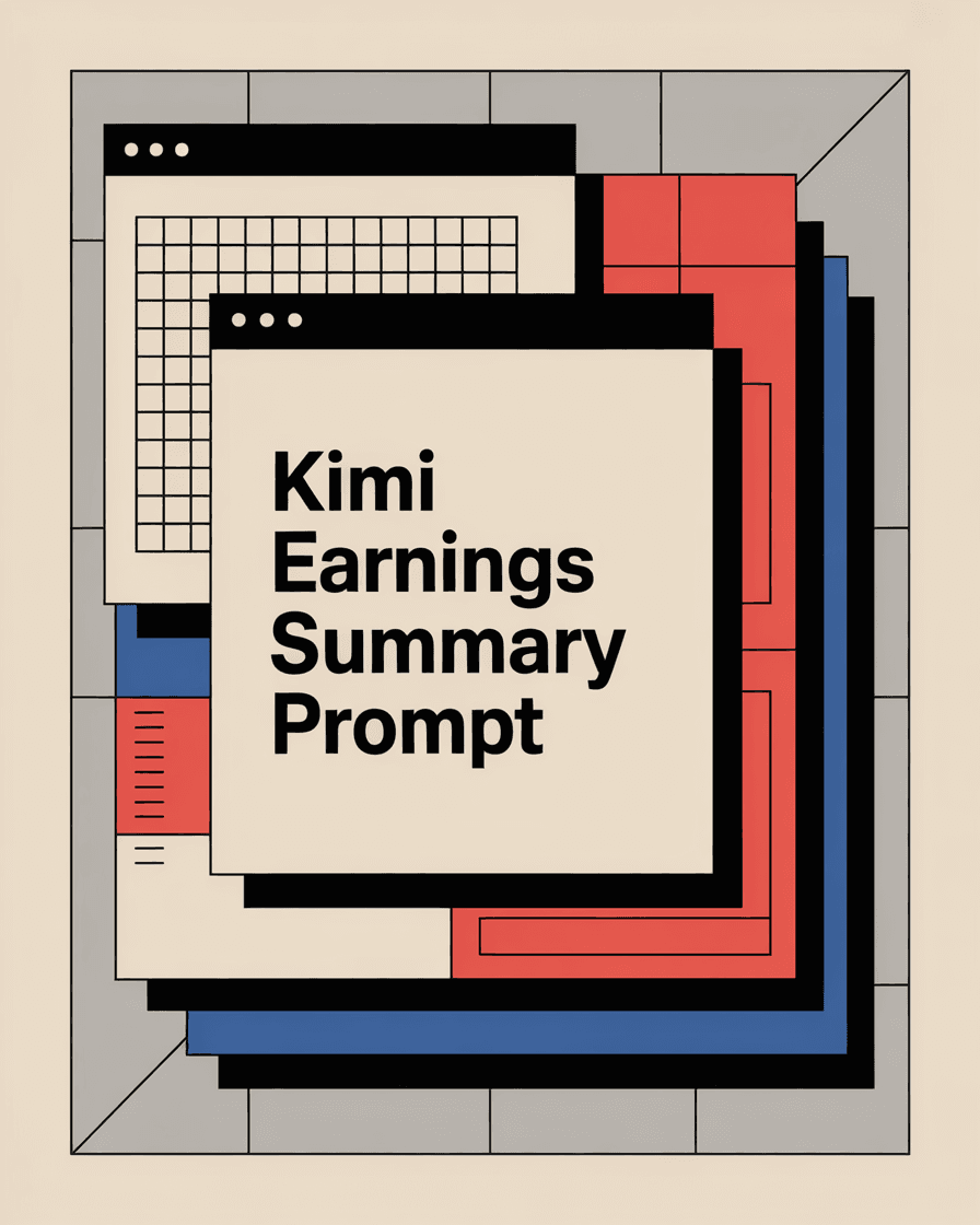Kimi Earnings Summary Prompt