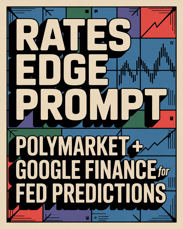 Rates Edge Prompt: Polymarket + Google Finance for Fed Predictions
