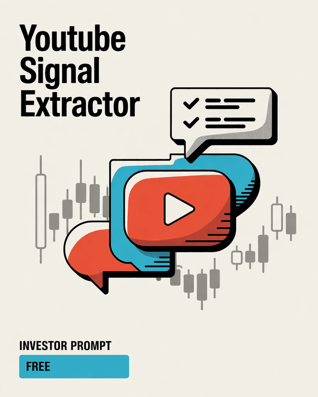 YouTube Executive Commentary: Investor Signal Extraction Prompt (Gemini)