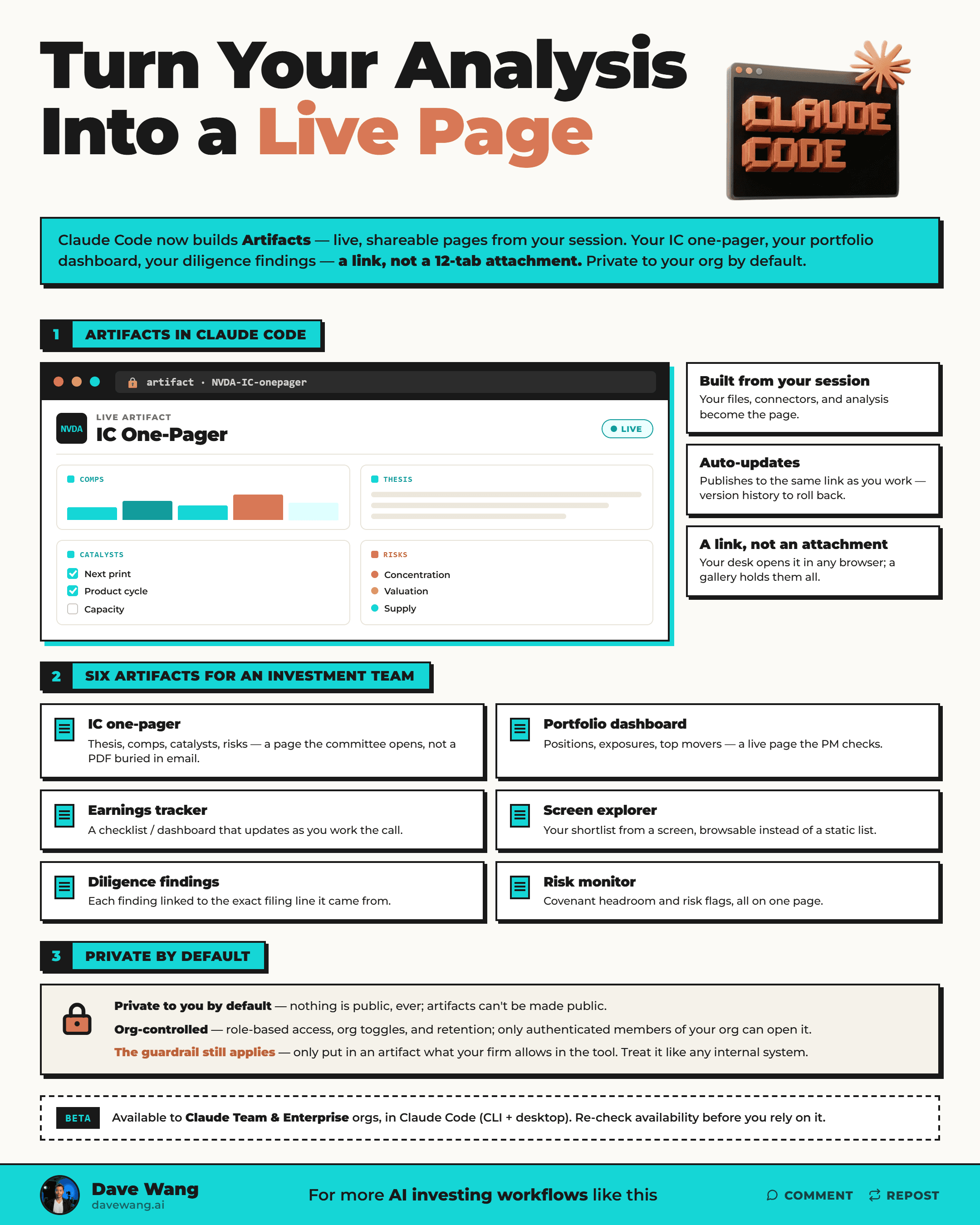Turn Your Analysis Into a Live Page
