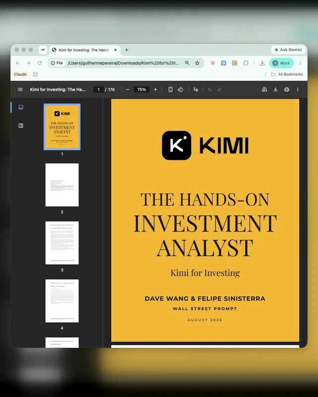 Kimi for Investing